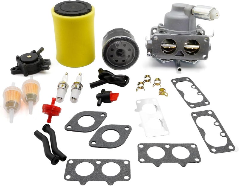 ECOMARK Carburetor Carb Tractor Mower Fit for Husqvarna YTH24V48 YTA22V46 YTH22V46 YTA24V48 YTH24V54 Z246 Z254 YTH23V48 YTH2348 46" 48" Mower Engine - Image 1